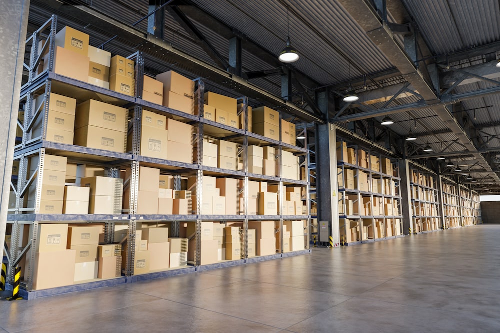 cardboard boxes on storage warehouse shelves 2022 12 13 20 22 25 utc min